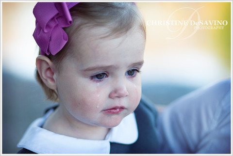 Little girl crying - NJ Child Photographer