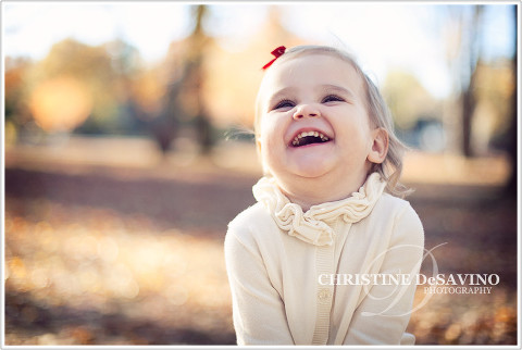 Beautiful girl laughing - NJ Child Photographer