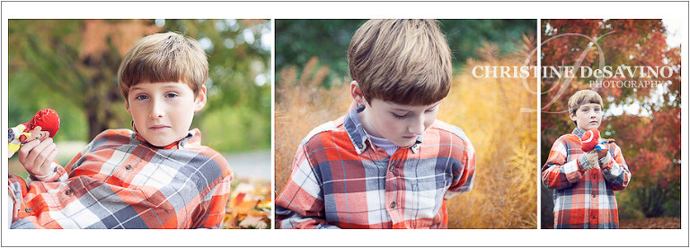 Montage of a beautiful boy who has autism - NJ Child Photographer