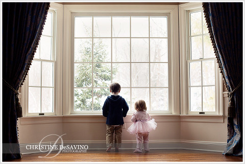 At the window - NJ Children's Photographer