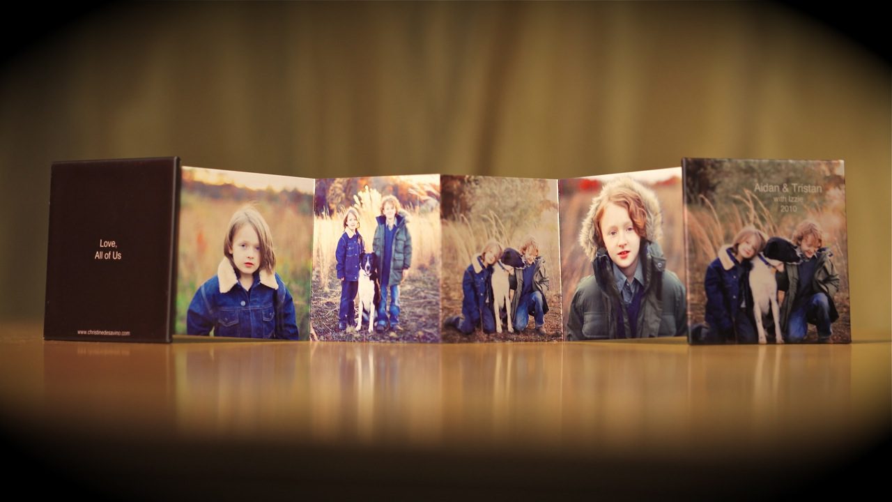 Mini-Accordian Album Front - NJ Child Photographer
