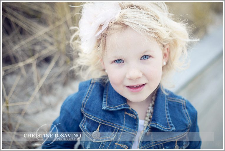 Beautiful girl on dunes - NJ Child Photograper Beautiful girl on dunes - NJ Child Photograper