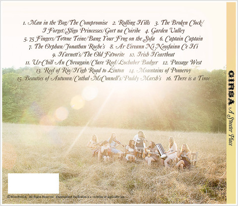 Girsa ~ A Sweeter Place Album back cover  - NY/NJ Band Photographer 