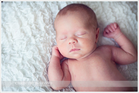 Sleeping newborn - NJ Baby Photographer