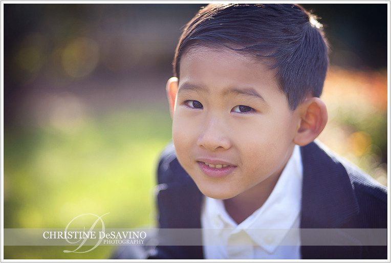 Boy at NJ Botanical Gardens - NJ Child Photographer