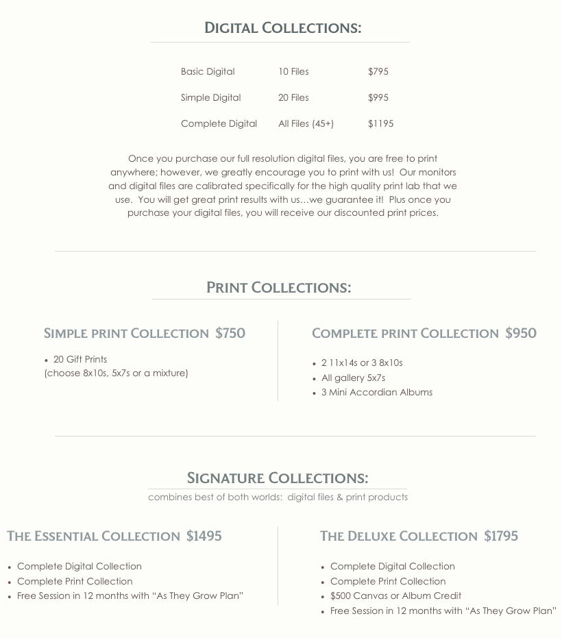 Pricing Collections - 4-12-2016